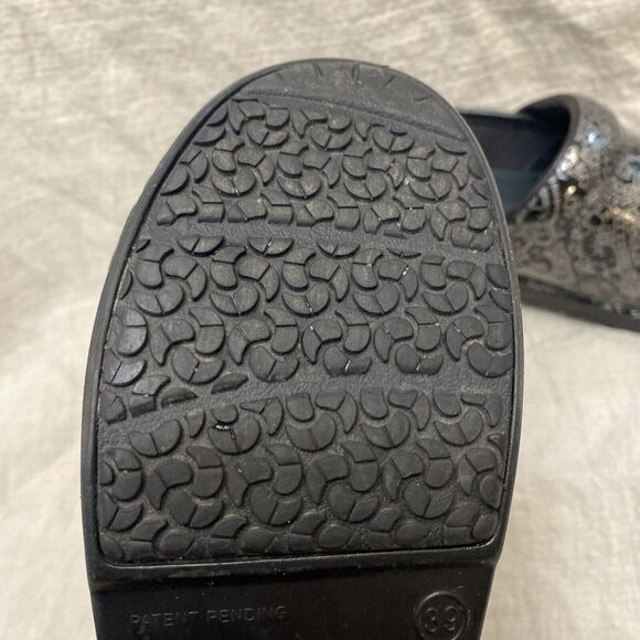 Dansko Women's Professional Metallic Floral Clog Size 39 Nursing US 8.5-9 - Picture 12 of 16